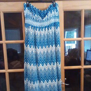 Chevron Summer Maxi Dress